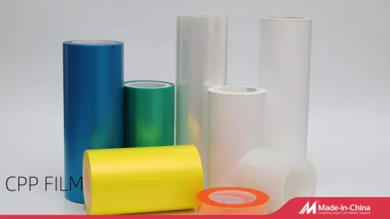 BOPP OPP CPP Pet PVC PE Film termoretraibile elasticizzato laminazione stampa trasparente Imballaggio Film plastico Film semisigillante