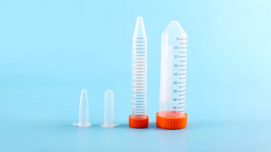 Consumabili di laboratorio Provetta da centrifuga graduata in plastica conica sterile da 50 ml
